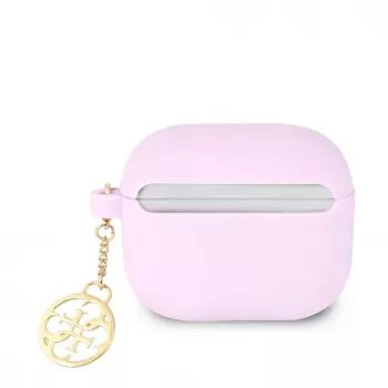 Guess Apple AirPods 3 Charms Silicone Case Purple