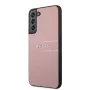 Guess Samsung Galaxy S22 Plus PU Nahk Saffiano Ümbris Roosa