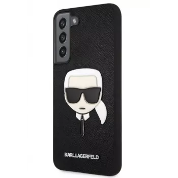 Karl Lagerfeld Samsung Galaxy S22+ PU Saffiano Karl Head ümbris Must