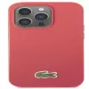 Lacoste Apple iPhone 14 Pro Iconic Petit Pique Logo Case Red
