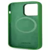 Lacoste Apple iPhone 15 6.1 Liquid Silicone Microfiber Croc Logo Magsafe Tagakaas Roheline