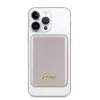 Guess Power Bank 5000mAh 15W MagSafe ja tavalaadimine metallist logoga kuldne