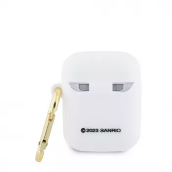 Hello Kitty HKA23DKHSH Silikoonist 3D Kitty Peakorpus Apple AirPods 1/2 jaoks - Valge