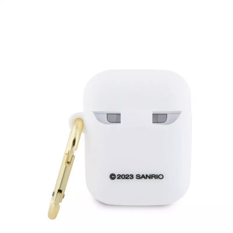 Hello Kitty HKA23DKHSH Silikoonist 3D Kitty Peakorpus Apple AirPods 1/2 jaoks - Valge