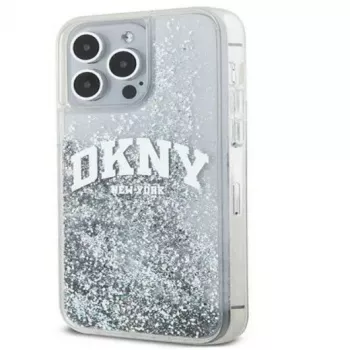 DKNY Apple iPhone 15 Pro 6.1 Hardcase Liquid Glitter Big Logo Must