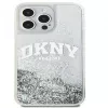 DKNY Apple iPhone 15 Pro 6.1 Hardcase Liquid Glitter Big Logo Must
