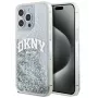 DKNY Apple iPhone 15 Pro 6.1 Hardcase Liquid Glitter Big Logo Must