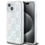 DKNY Apple iPhone 15 kõva ümbris Liquid Glitter Multilogo Valge