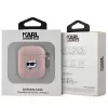 Karl Lagerfeld Ikonik Saffiano Tagakaas Apple iPhone 14 Pro Max - Roosa
