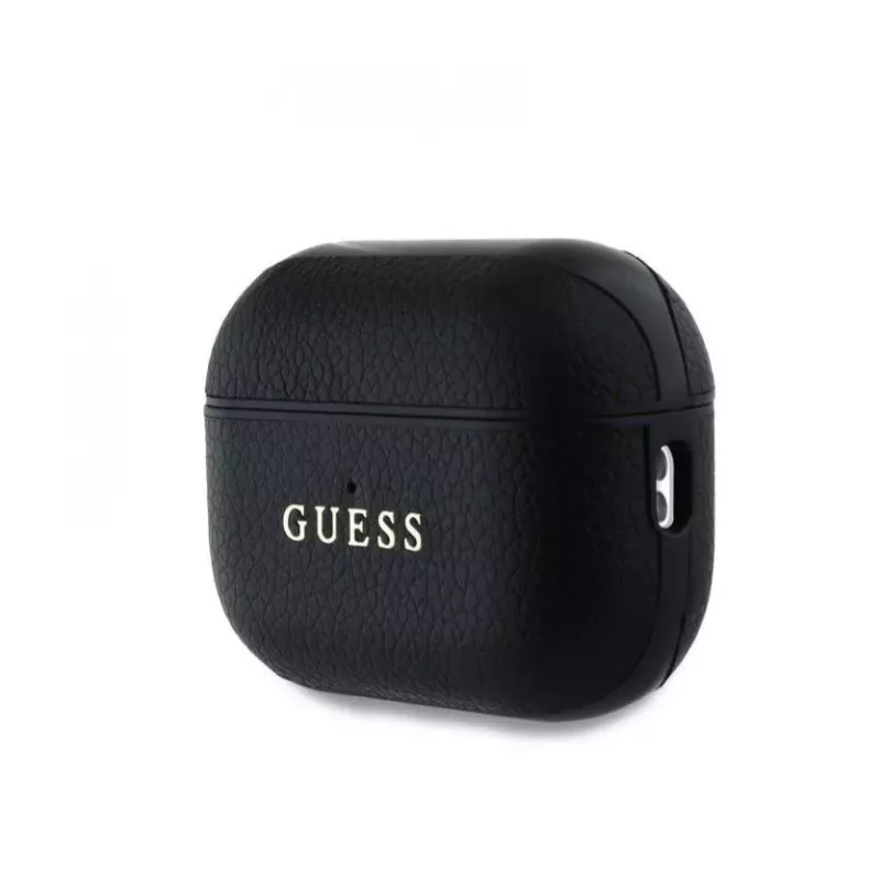 Guess Apple AirPods Pro 2 PU Grained Classic Logo Case Black