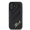 Karl Lagerfeld kõvakate iPhone 16-le, Quilted Signature, must