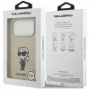 Karl Lagerfeld Apple iPhone 17 Pro Silikoonümbris MagSafe'iga - Pruun (KL Sketch & Logo)