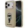 Karl Lagerfeld Apple iPhone 17 Pro Silikoonümbris MagSafe'iga - Pruun (KL Sketch & Logo)