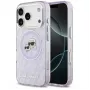 Karl Lagerfeld Apple iPhone 17 Pro silikoonümbris MagSafe'iga K&C Heads Logo lilla