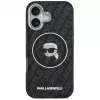 Karl Lagerfeld Apple iPhone 17 Silikoonümbris MagSafe’iga KL Head Logo Must