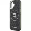 Karl Lagerfeld Apple iPhone 17 Silikoonümbris MagSafe’iga KL Head Logo Must