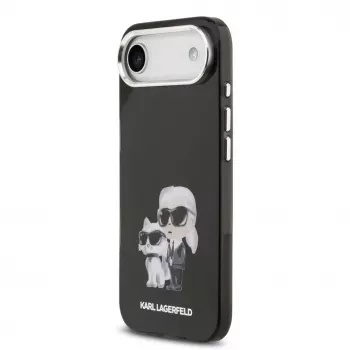 Karl Lagerfeld Apple iPhone Air Silicone Case IML Aquarelle K&C Logo Black