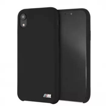 BMW Hard Cover Silicone for Apple iPhone XR Black M Collection