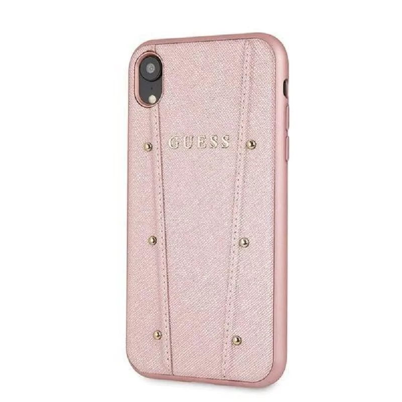 Guess Kaia kõva ümbris iPhone XR jaoks - roosakuld