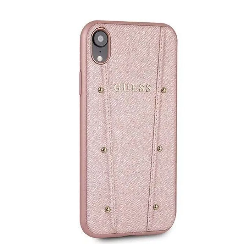 Guess Kaia kõva ümbris iPhone XR jaoks - roosakuld
