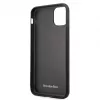 Mercedes-Benz Apple iPhone 11 Pro Max Leather Hardcase Perforation Black