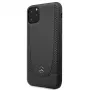 Mercedes-Benz Apple iPhone 11 Pro Max Leather Hardcase Perforation Black