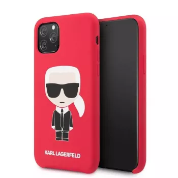 Karl Lagerfeld Iconic Body Cover Apple iPhone 11 Pro jaoks - Punane