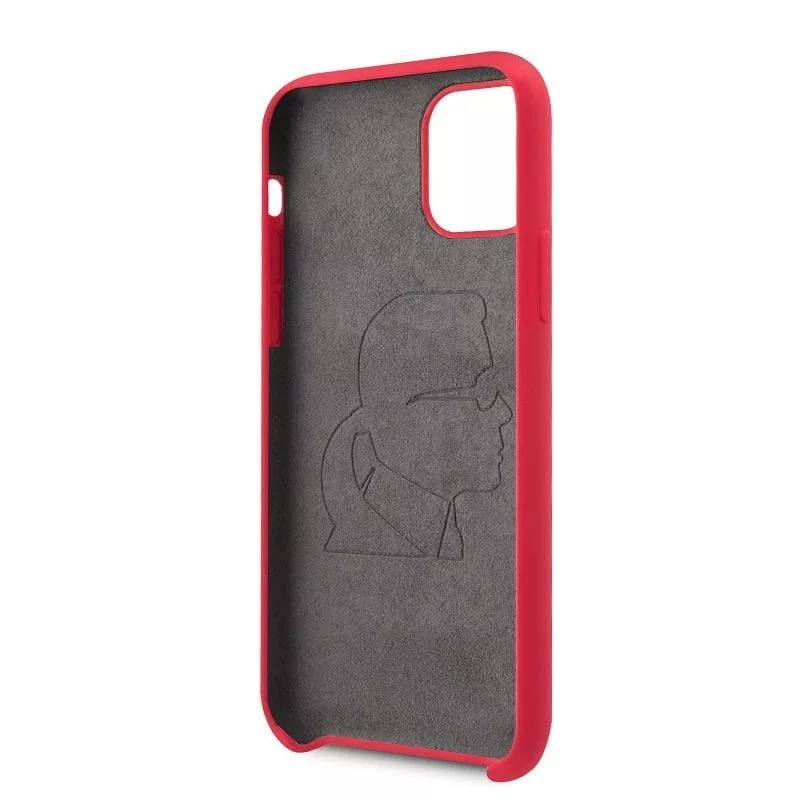 Karl Lagerfeld Iconic Body Cover Apple iPhone 11 Pro jaoks - Punane