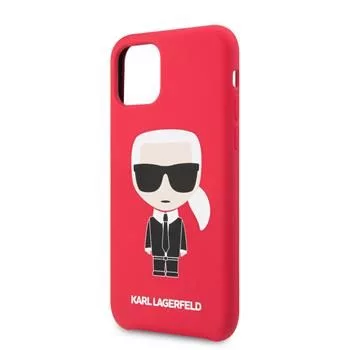 Karl Lagerfeld Iconic Body Cover Apple iPhone 11 Pro jaoks - Punane