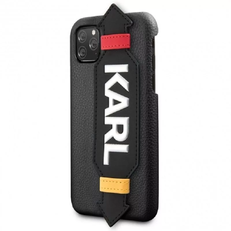 Karl Lagerfeld Apple iPhone 11 Pro Strap Cover Black