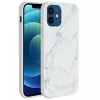 Guess Apple iPhone 12 mini 5.4'' PC/TPU Marble Cover White