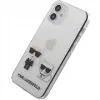 Karl Lagerfeld Apple iPhone 12 mini 5.4 tolli PC/TPU Karl & Choupette ümbris läbipaistev