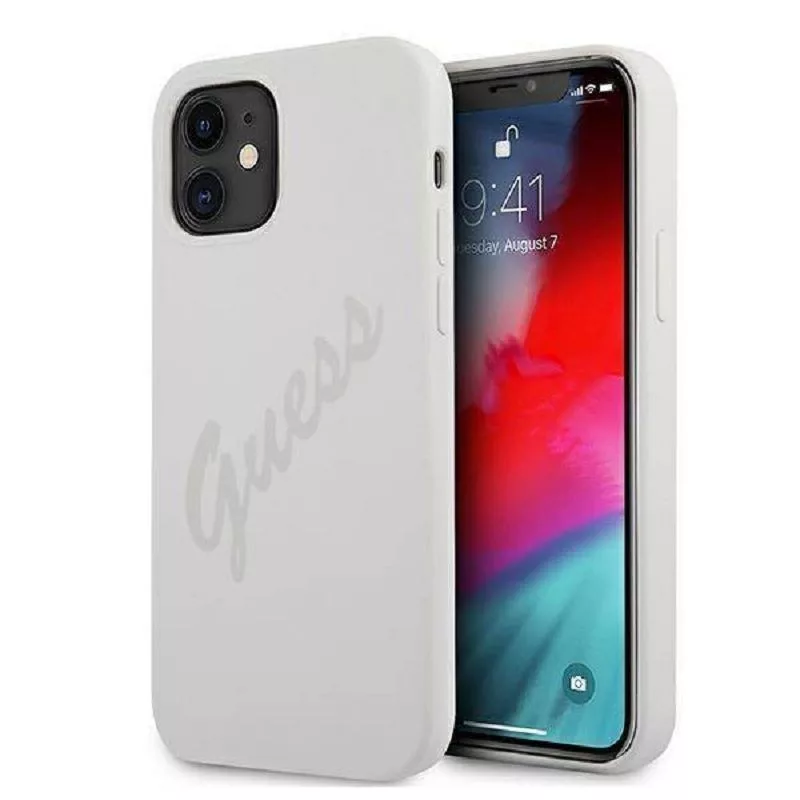 Guess Apple iPhone 12 Mini 5.4 tolli Vintage Cover Cream
