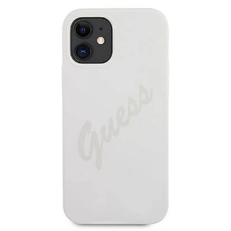 Guess Apple iPhone 12 Mini 5.4 tolli Vintage Cover Cream
