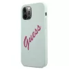 Guess Apple iPhone 12 Pro Max 6.7'' Fuschia Cover Blue