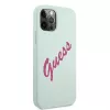 Guess Apple iPhone 12 Pro Max 6.7'' Fuschia Cover Blue