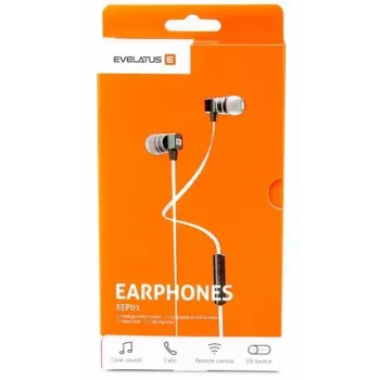 Evelatus Universal Hands Free EEP01 koos mikrofoniga Must