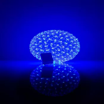 iLike Bumba ar puķēm 465 200LED D-20cm Sinine dekoratiivne LED-valguspall lilledega