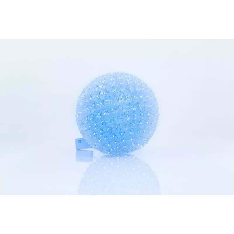 iLike Dekoratiivne LED-valguspall lilledega 300 LED-i sinine 25 cm