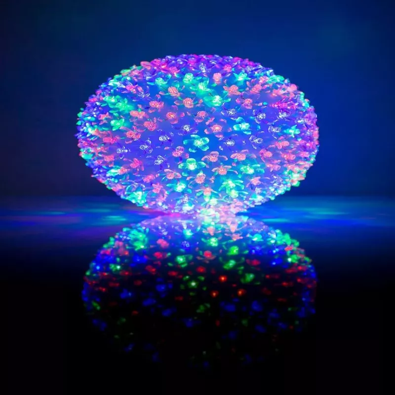 iLike Bumba ar puķēm 466 300LED D-25cm Multi Color Decorative LED Light