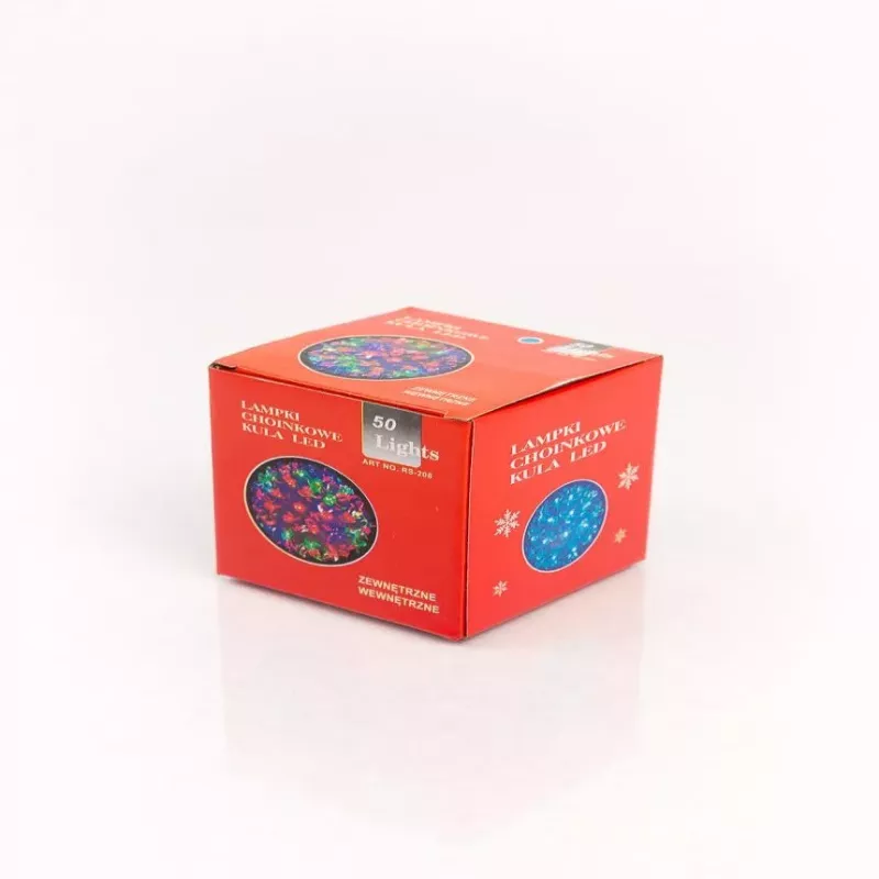 LED-dekoratiivpall lillemustriga 50 LED-i 11 cm lilla