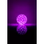 LED-dekoratiivpall lillemustriga 50 LED-i 11 cm lilla