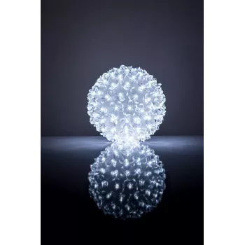 iLike Bumba ar puķēm RS-209 100LED D-14cm White Decorative LED Light