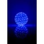 iLike RS-209 Dekoratiivne valguskuul lillemustriga 100 LED sinine 14 cm