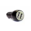 Evelatus EC7DC01 Autolaadija 3.1A 2 USB-porti roostevabast terasest päästevahendiga Must