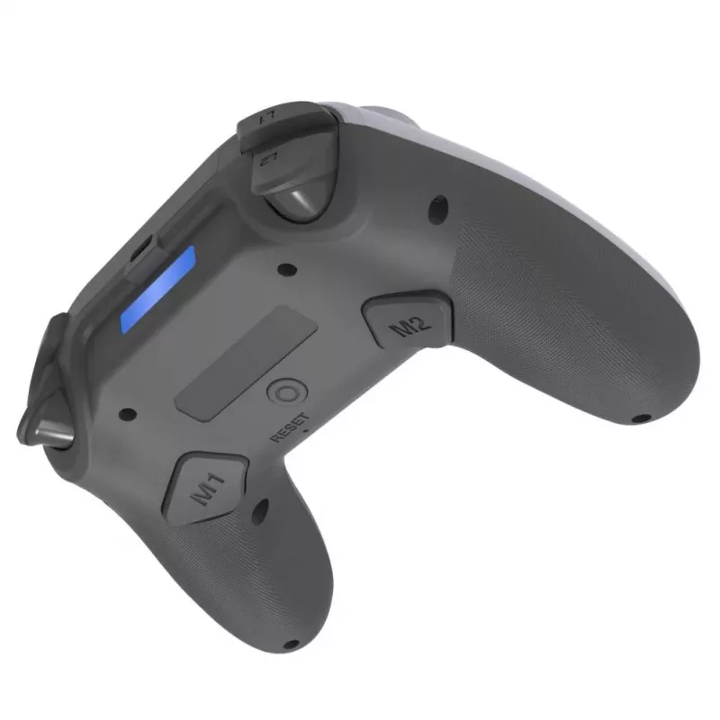 GameBox P5 Analoogjuhtmevaba Mängukontroller PS5-le - PlayStation 5 Kahekordse Vibratsiooni, Mikrofoni ja Puuteplaadiga Valge