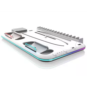 iLike Sim Cooler Stand koos kontrolleri laadijaga Sony PlayStation 5 / 5 Slim RGB must