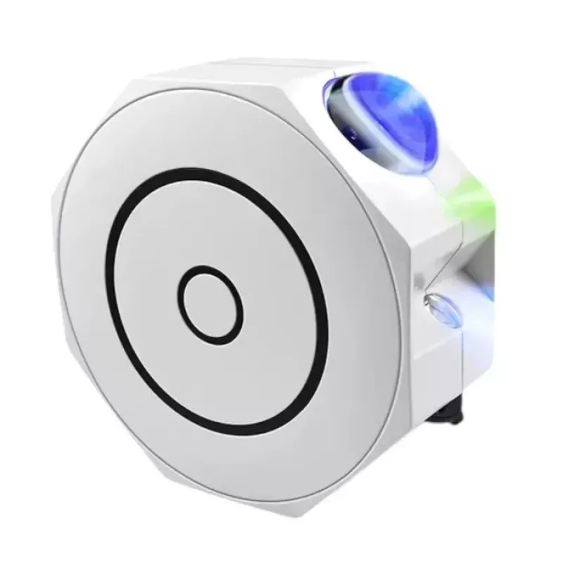 Elight OC1 Octagon Laser Galaxy Star Projector with Sound / Bluetooth App Control & Remote White