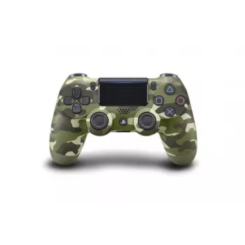 GameBox P4 juhtmevaba vibratsiooniga Bluetooth-kontroller PlayStation 4 / PC / TV / TV Box - kamuflaažroheline
