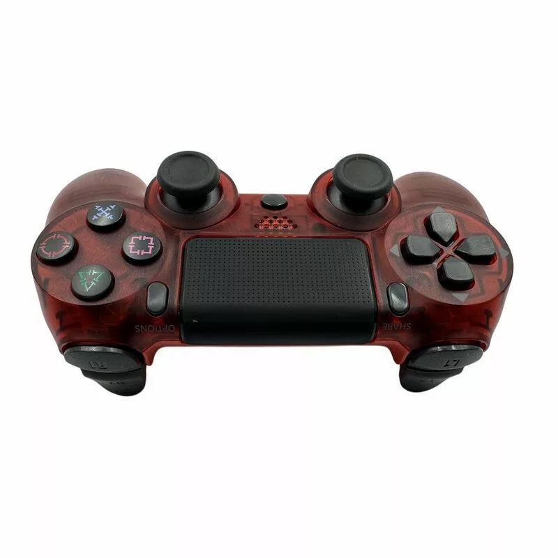 GameBox P4 juhtmevaba vibratsiooniga Bluetooth-kontroller PlayStation 4 / PC / TV / TV Box jaoks, läbipaistev